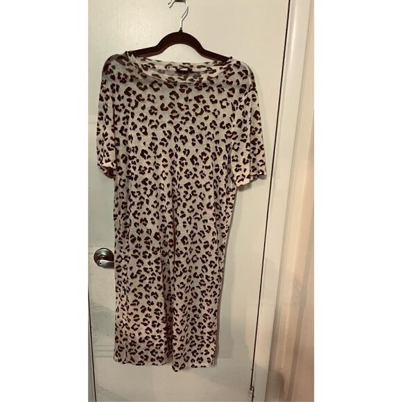 Lucky Brand Leopard Print Very Soft Lightweight Dress Size S - Picture 2 of 9